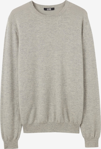 Pull-over 'Men's Essential Crewneck Cashmere Sweater' GOBI Cashmere en gris : devant