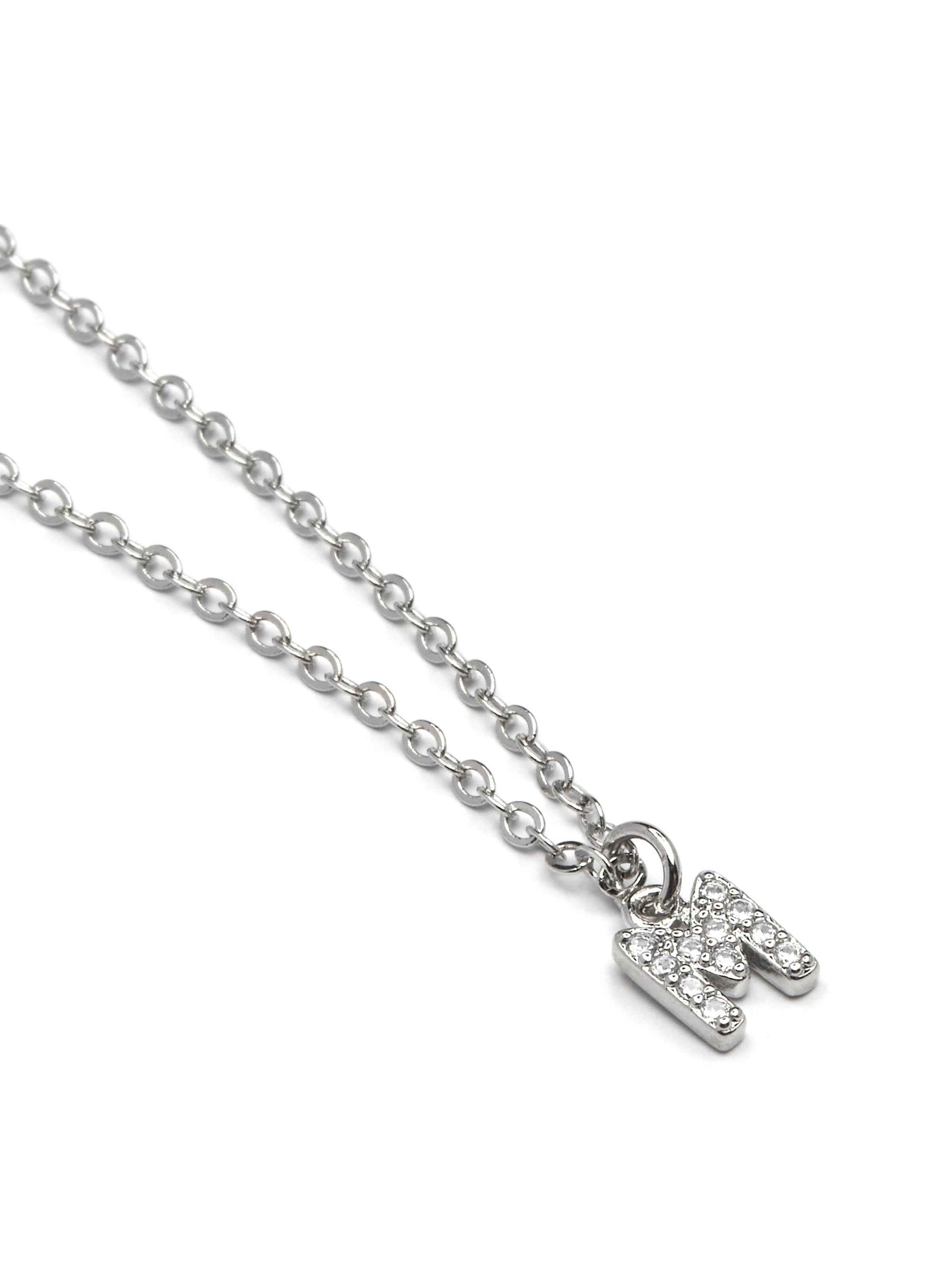 Luxenter Necklace 'Alphabet' in White