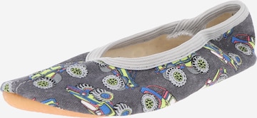 BECK Slippers 'Monster Cars' in Grey: front