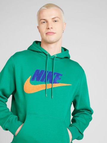 Nike Sportswear Sweatshirt 'CLUB' in Grün