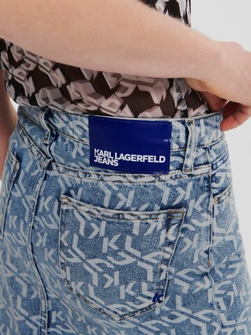 KARL LAGERFELD JEANS - Saia em azul