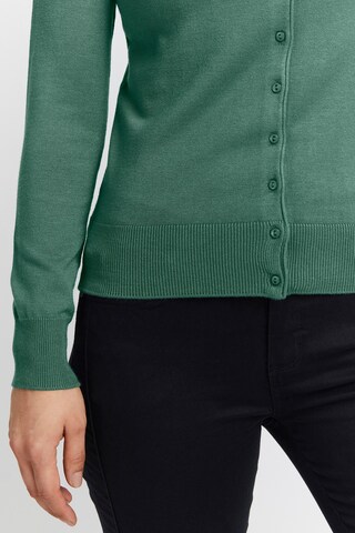 Fransa Knit Cardigan in Green