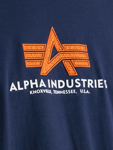 ALPHA INDUSTRIES Shirt in Blue