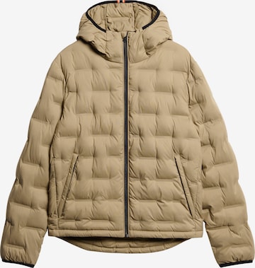 Veste mi-saison Superdry en beige : devant