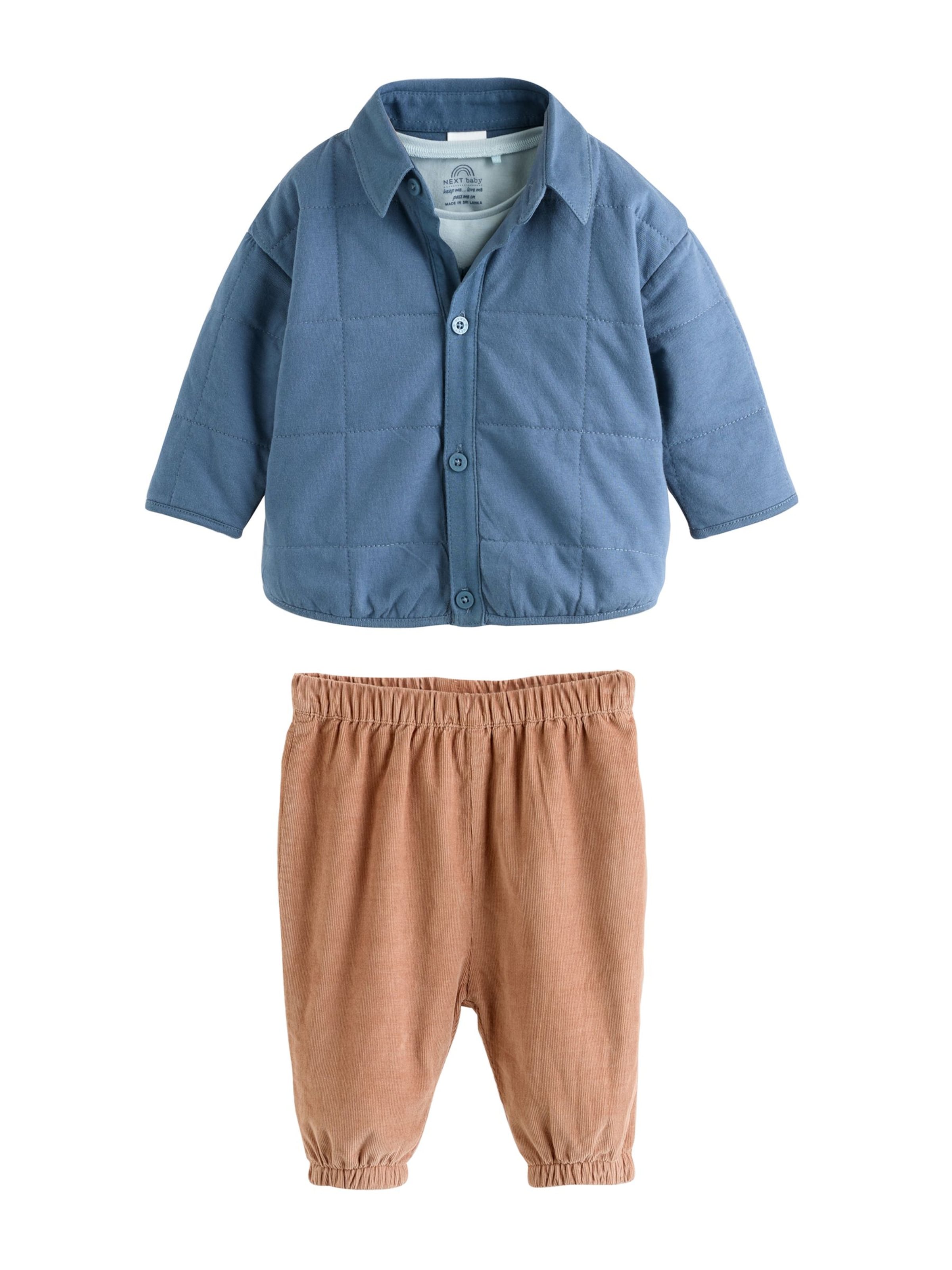 Next Komplet | modra barva: sprednja stran