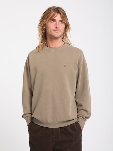 Volcom Sweatshirt 'Single Stone' in Braun
