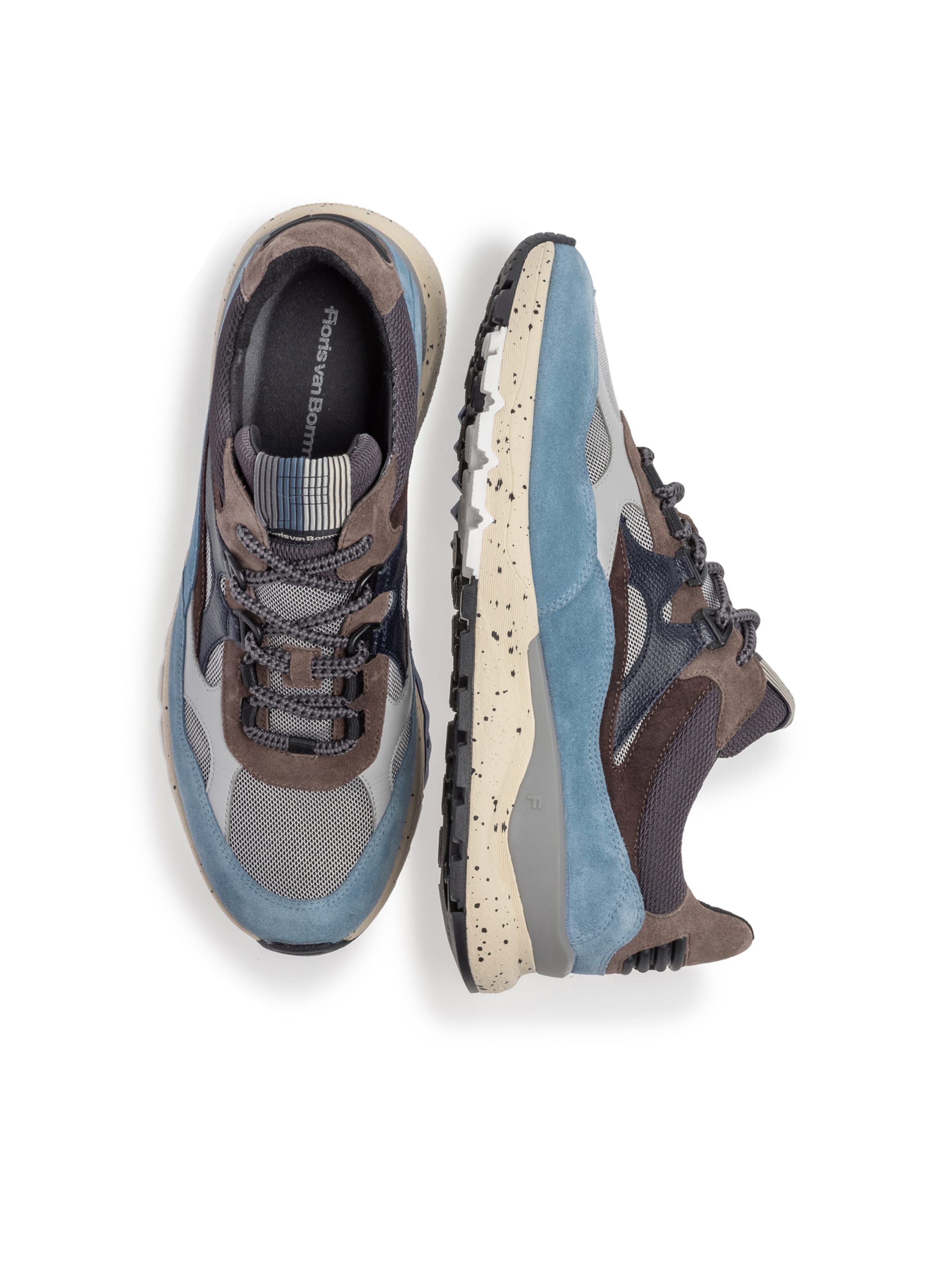 Floris van Bommel Sneakers laag 'De Treener 05' in Blauw