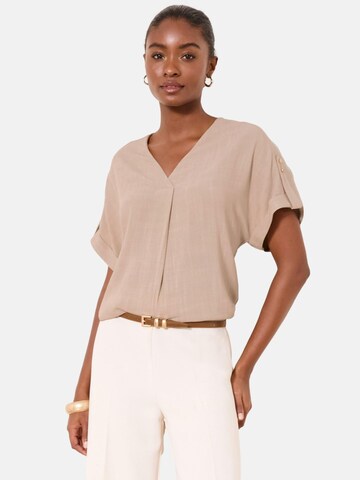 Camicia da donna di Lipsy in beige: frontale