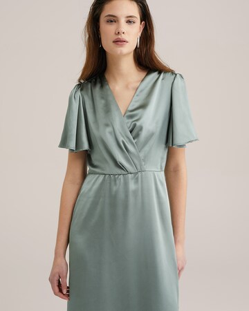 WE Fashion Suknia wieczorowa w kolorze zielony