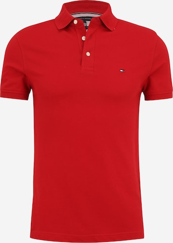 raudona TOMMY HILFIGER Marškinėliai 'Core 1985': priekis