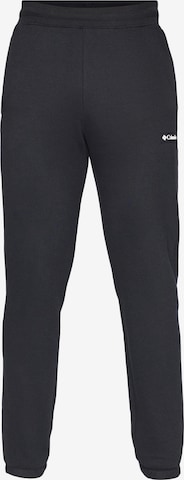 COLUMBIA Tapered Urheiluhousut 'Meridian Creek' värissä musta: etupuoli