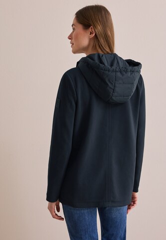 CECIL Jacke mit abnehmbarer Kapuze in Blau