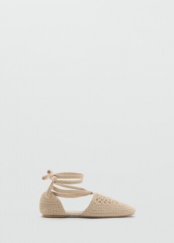 MANGO Ballerina 'Birdie' in Beige