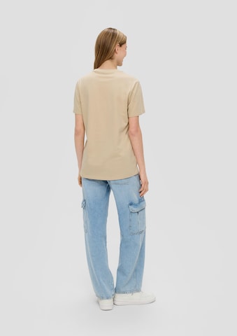 QS Shirt in Beige: back