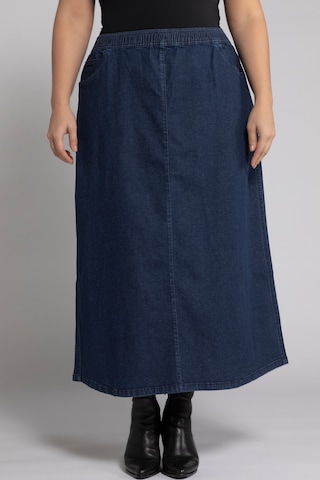 Ulla Popken Rok in Blauw: voorkant