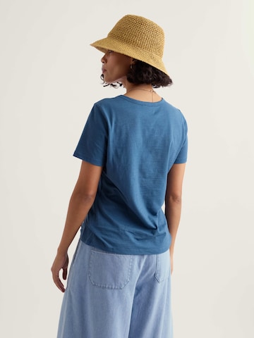 Seasalt Cornwall Shirt 'Printing Ink' in Blauw