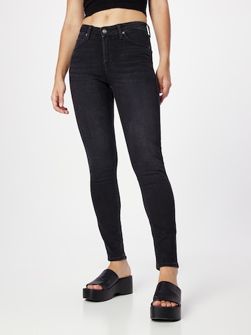 Lee Skinny Jeans 'Scarlett' i sort: forside