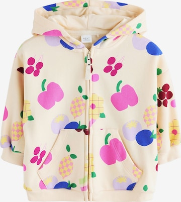 Next Sweat jacket in Beige: front