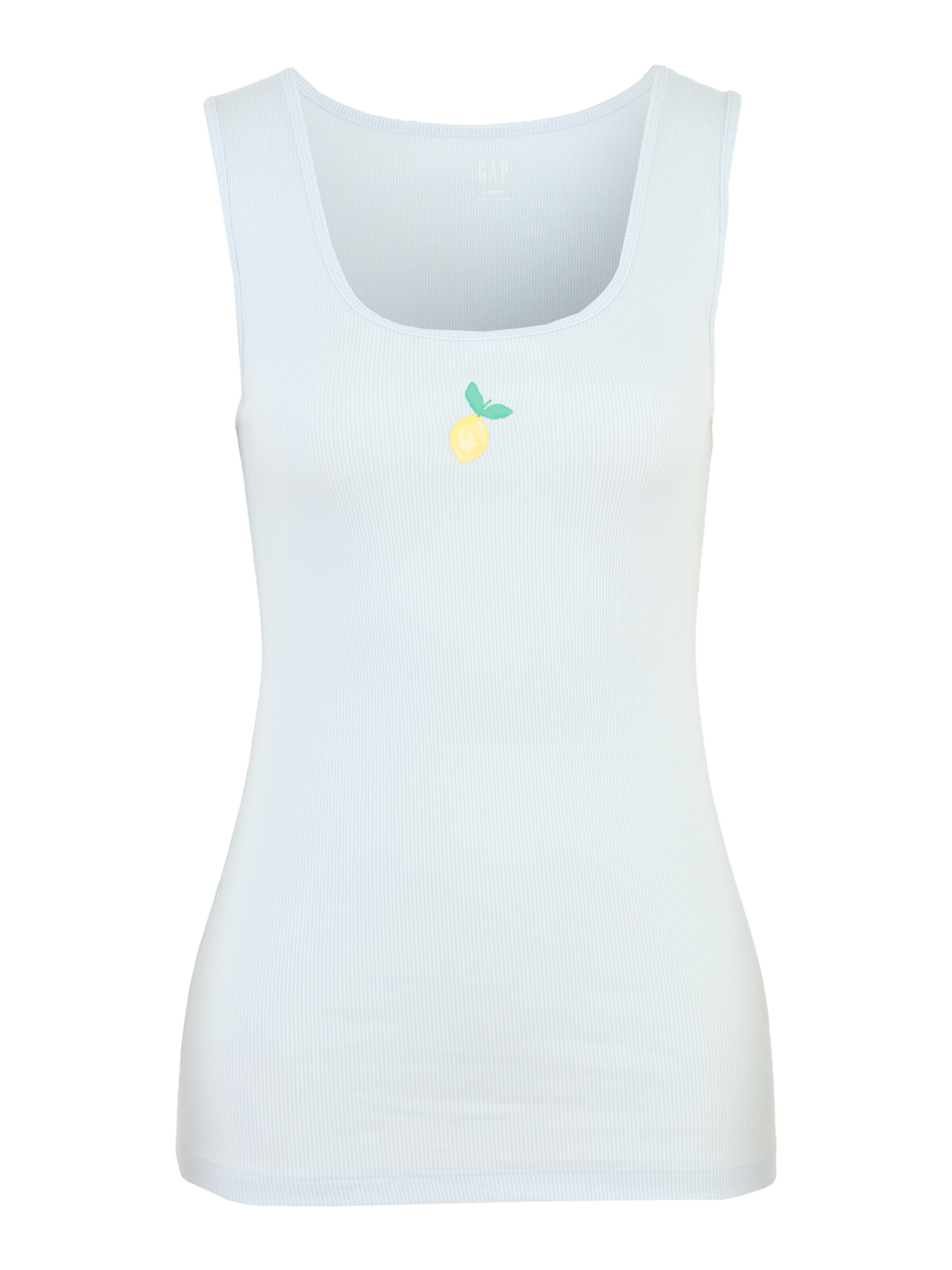 Gap PetiteTop - plava boja: prednji dio