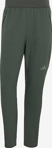 ADIDAS PERFORMANCE Sportbroek 'D4T' in Groen: voorkant