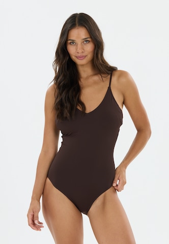 Athlecia Badpak 'Richter' in Bruin: voorkant