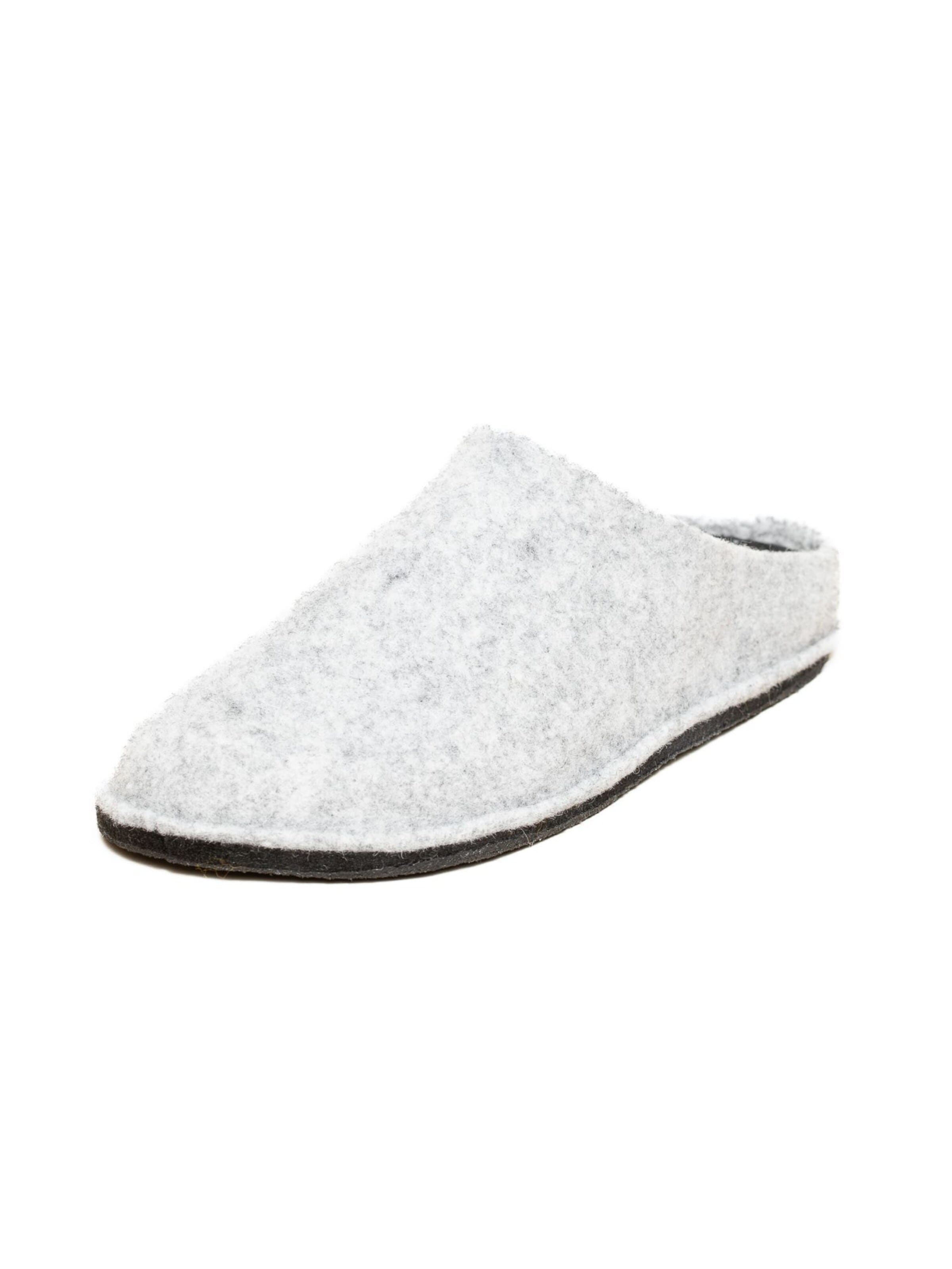 Gottstein Hausschuh 'Filzpantoffel Classic-CO'‌‌‌ in Grau: Vorderseite