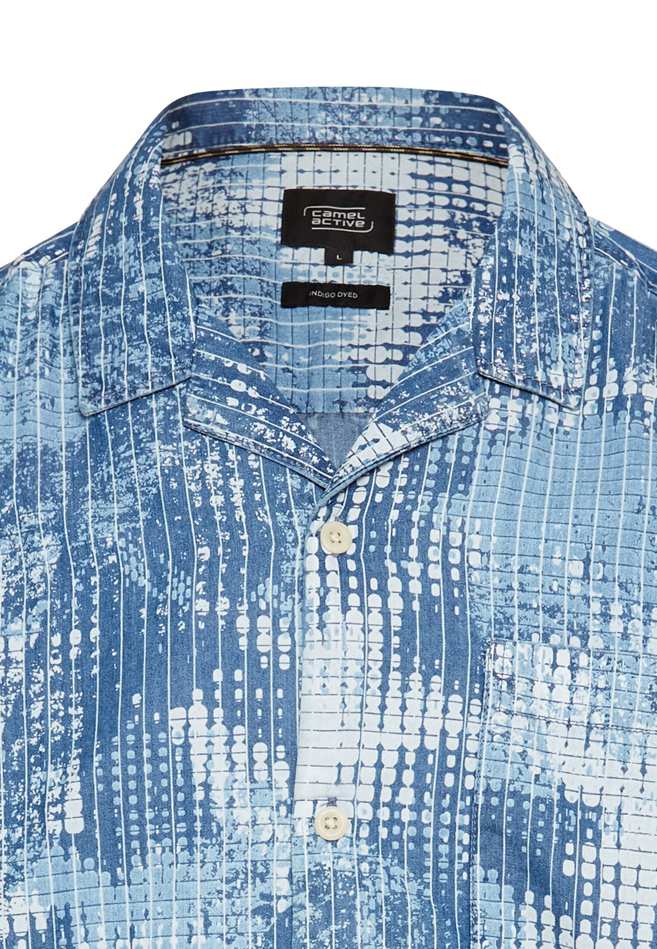 CAMEL ACTIVE Regular fit Button Up Shirt in Blue