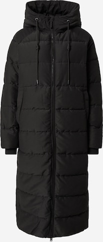 QS Winter Coat in Black: front