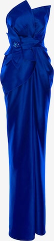 acob a porter - Vestido de festa em azul: frente
