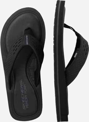 Flip-flops 'Tocker' de la SKECHERS pe negru