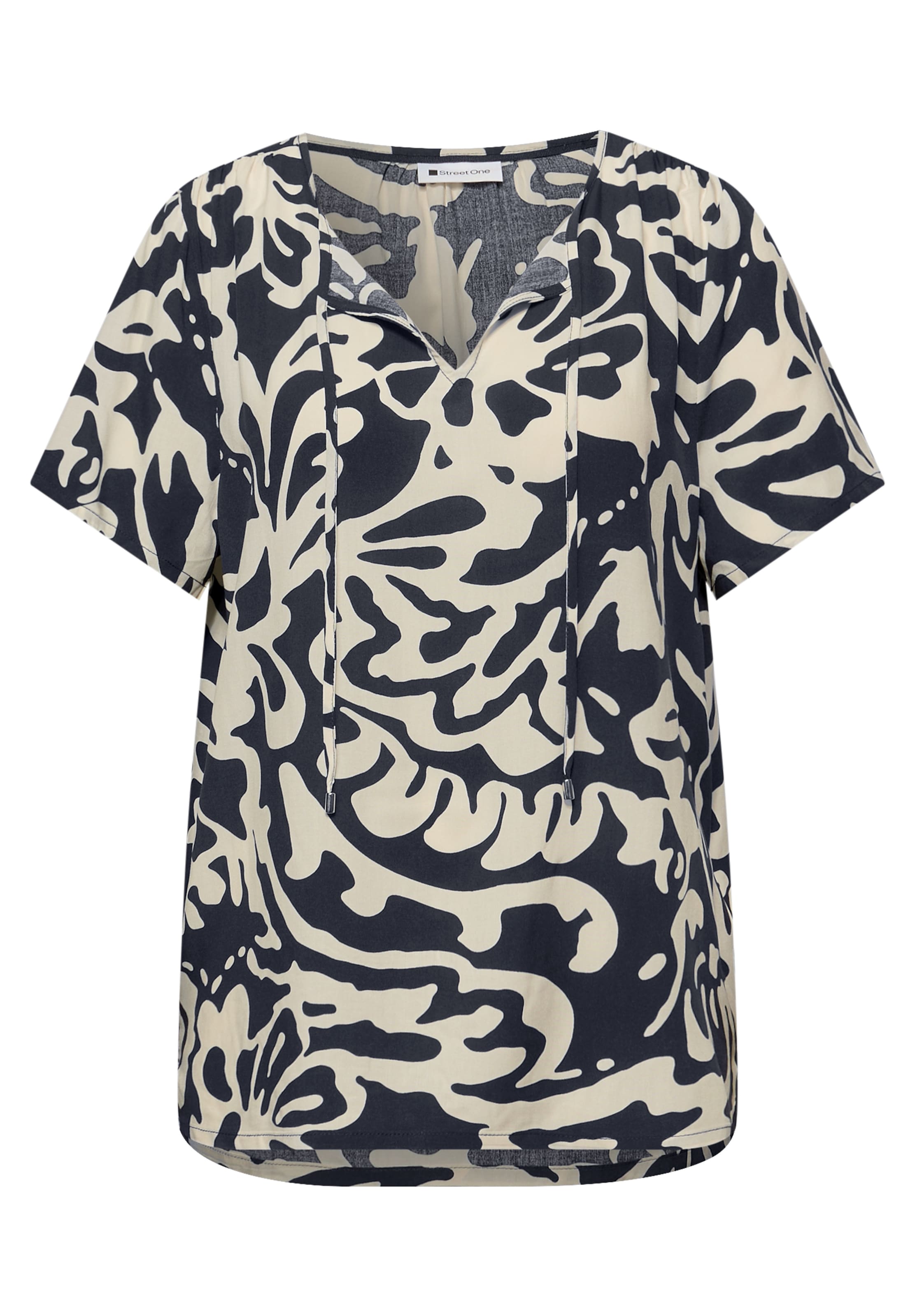 STREET ONE Bluse in Blau: Vorderseite