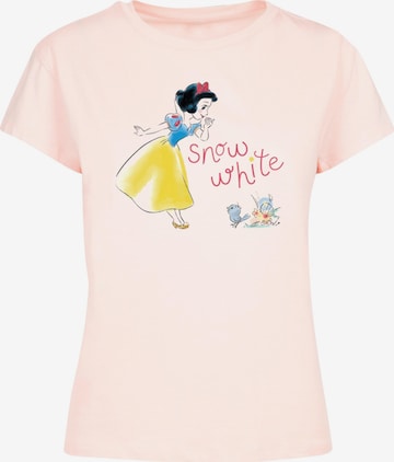 ABSOLUTE CULT Shirt 'Snow White - Blue Bird' in Pink: front