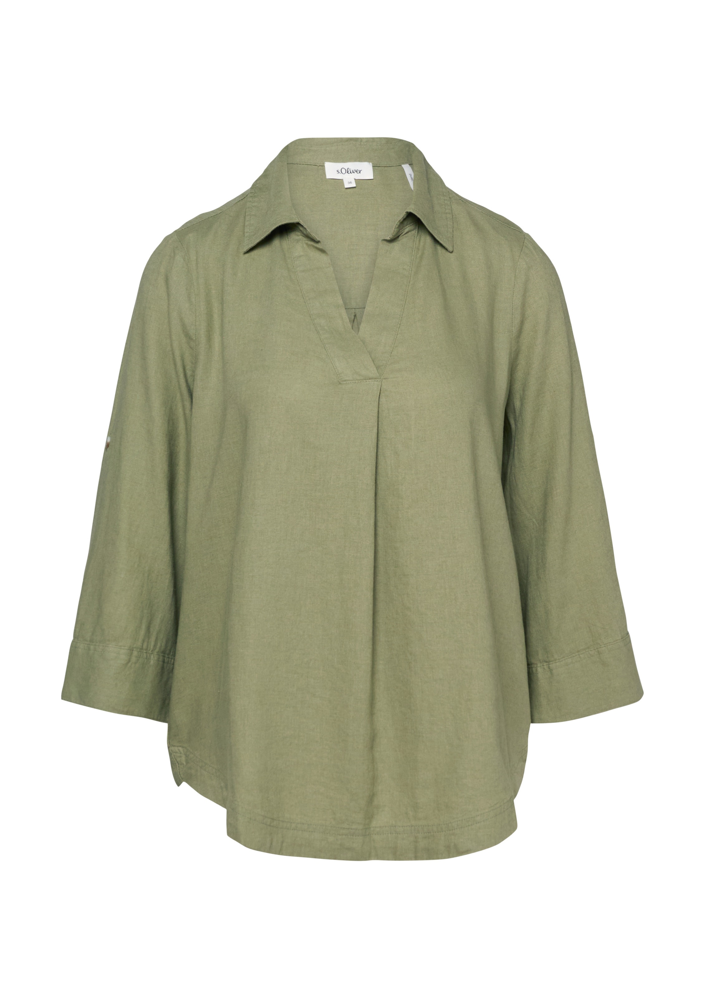 s.Oliver Blouse in Green: front