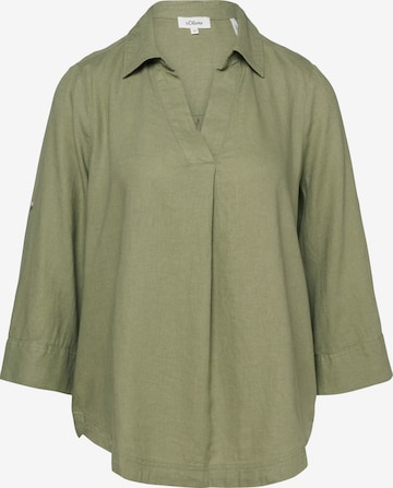 s.Oliver Blouse in Green: front