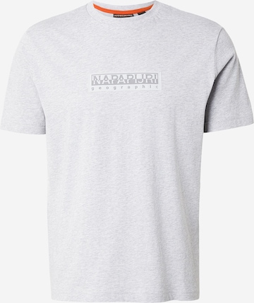 Tricou de la NAPAPIJRI pe gri: față