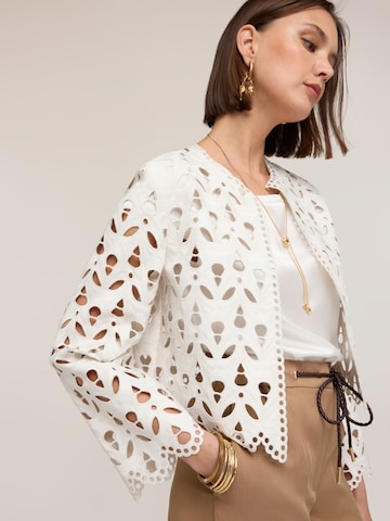 Veste mi-saison MOTIVI en blanc