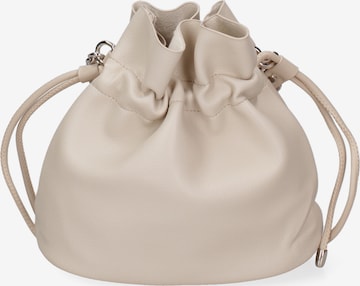 Borsa a sacco di David Jones in beige: frontale