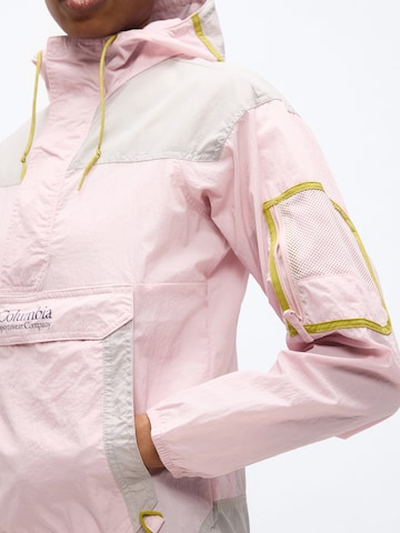 COLUMBIA - Casaco outdoor 'Challenger™ II' em vermelho