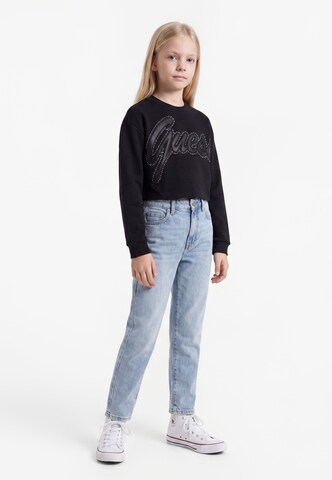T-Shirt GUESS en noir : devant