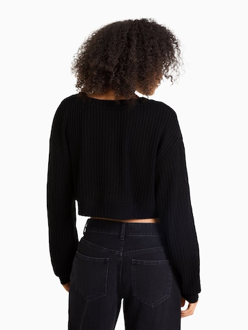 Pull-over Bershka en noir