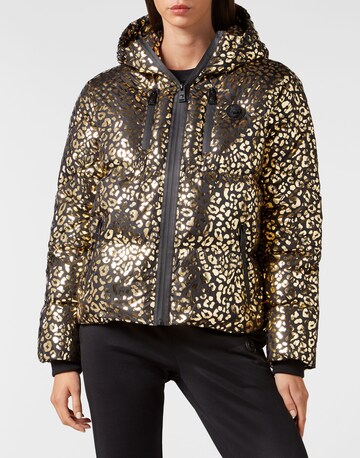 Plein Sport - Chaqueta deportiva ' Leopard ' en oro