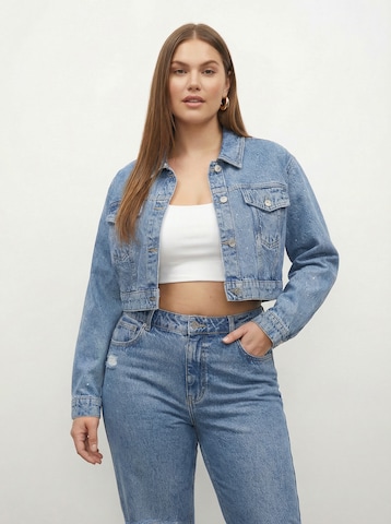 Veste mi-saison CITA MAASS en bleu : devant