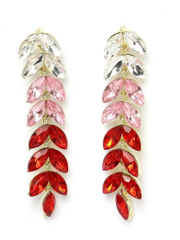 Orecchini 'Bernadettela' di AVANT-GARDE PARIS in rosso: frontale