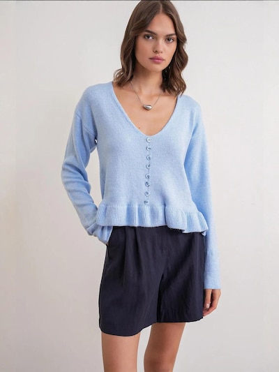 MixRay Sweater 'Pullover' in S-M in Light blue, Item view