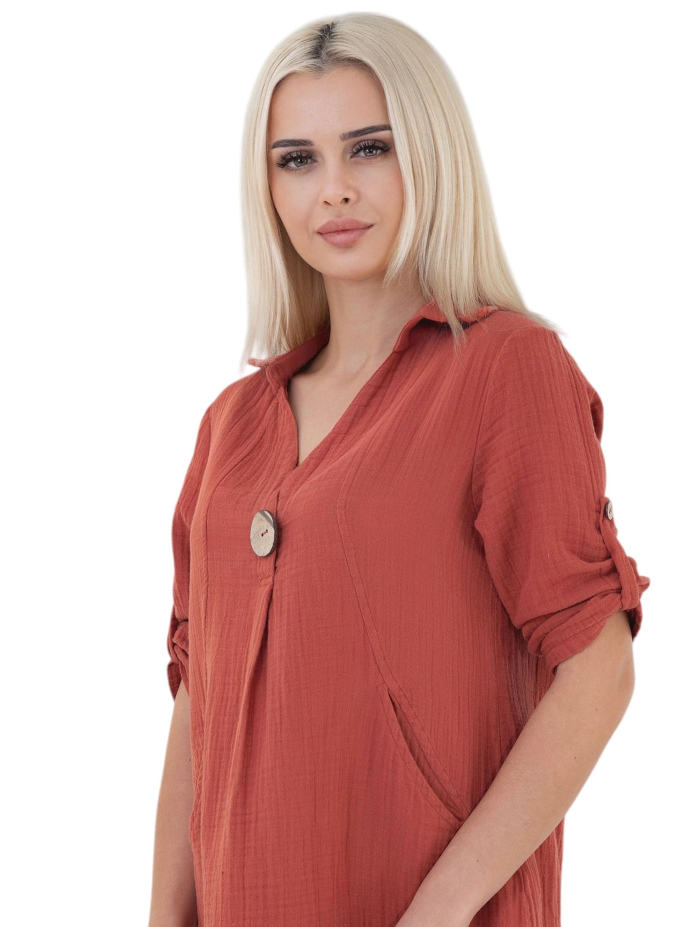 Robe d’été 'LUMA' WENOR en rouge