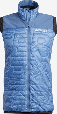 ADIDAS TERREX Sportbodywarmer 'Xperior Varilite' in Blauw: voorkant