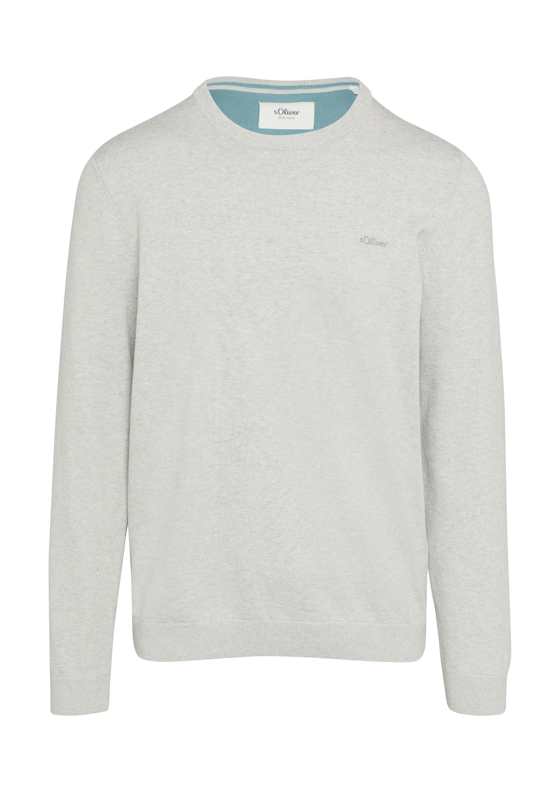 s.Oliver Pullover in Grau: Vorderseite
