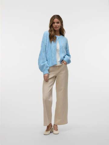 VERO MODA Strickjacke 'NOVAH' in Blau
