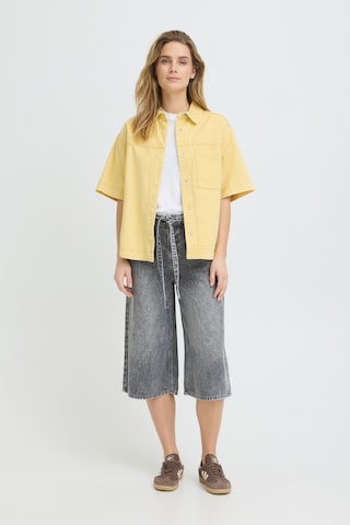 Pulz Loosefit Hose 'PZCRYSTA' in Grau