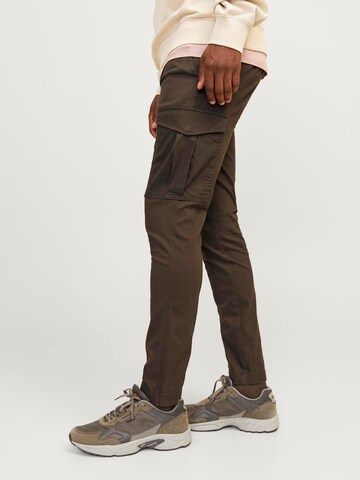 JACK & JONES Слим Брюки-карго 'JJIMarco JJJoe' в Коричневый